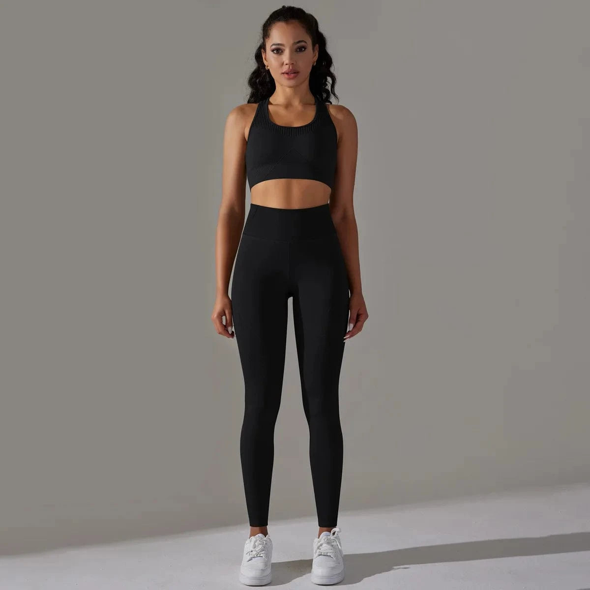M / YSKF6623Y7 BESTWAYCLOX 2024 Wholesale New Seamless Yoga Suits Long sleeve Women Gym Fitness Sets Yoga Sets Outfit Sport wear ready to ship