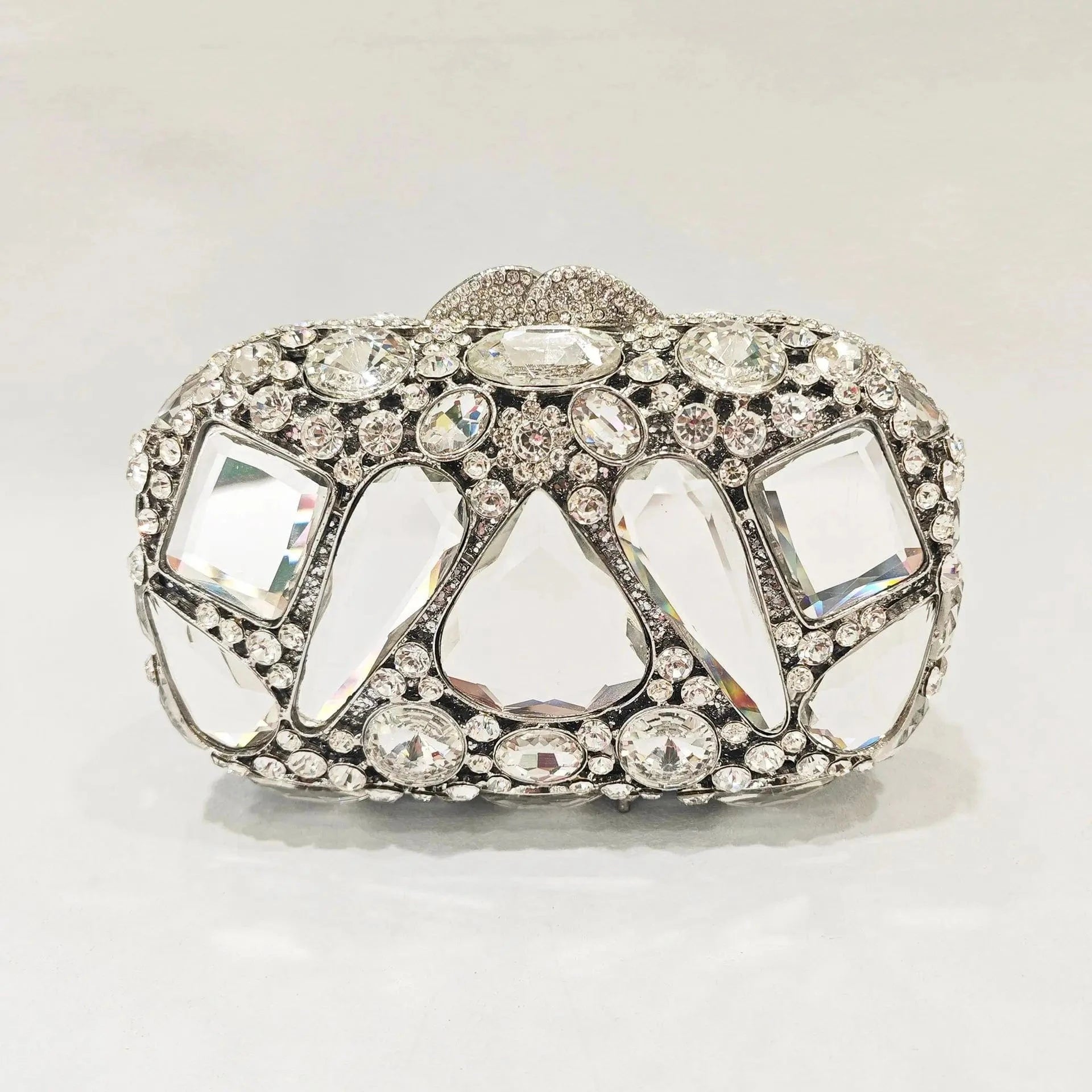 Manufacturer Custom Logo Luxury Diamond Gold Womens Clutches Bridal Wedding Clutch Purse Party Bags Ladies Crystal Evening Bags