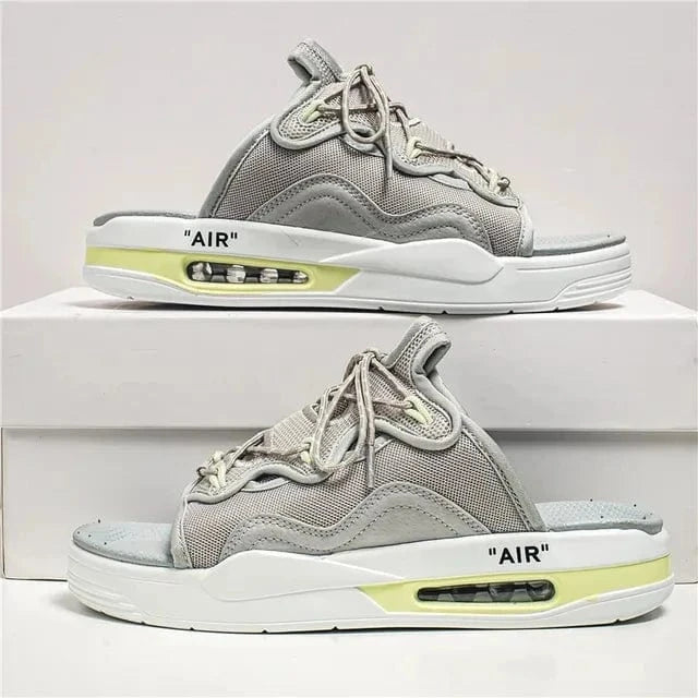 Men's 2024 Summer Sandals Outdoor Thick Sole Versatile Beach Anti slip Air Cushion Shoes New Men's Brand DesignerFashionSlippers