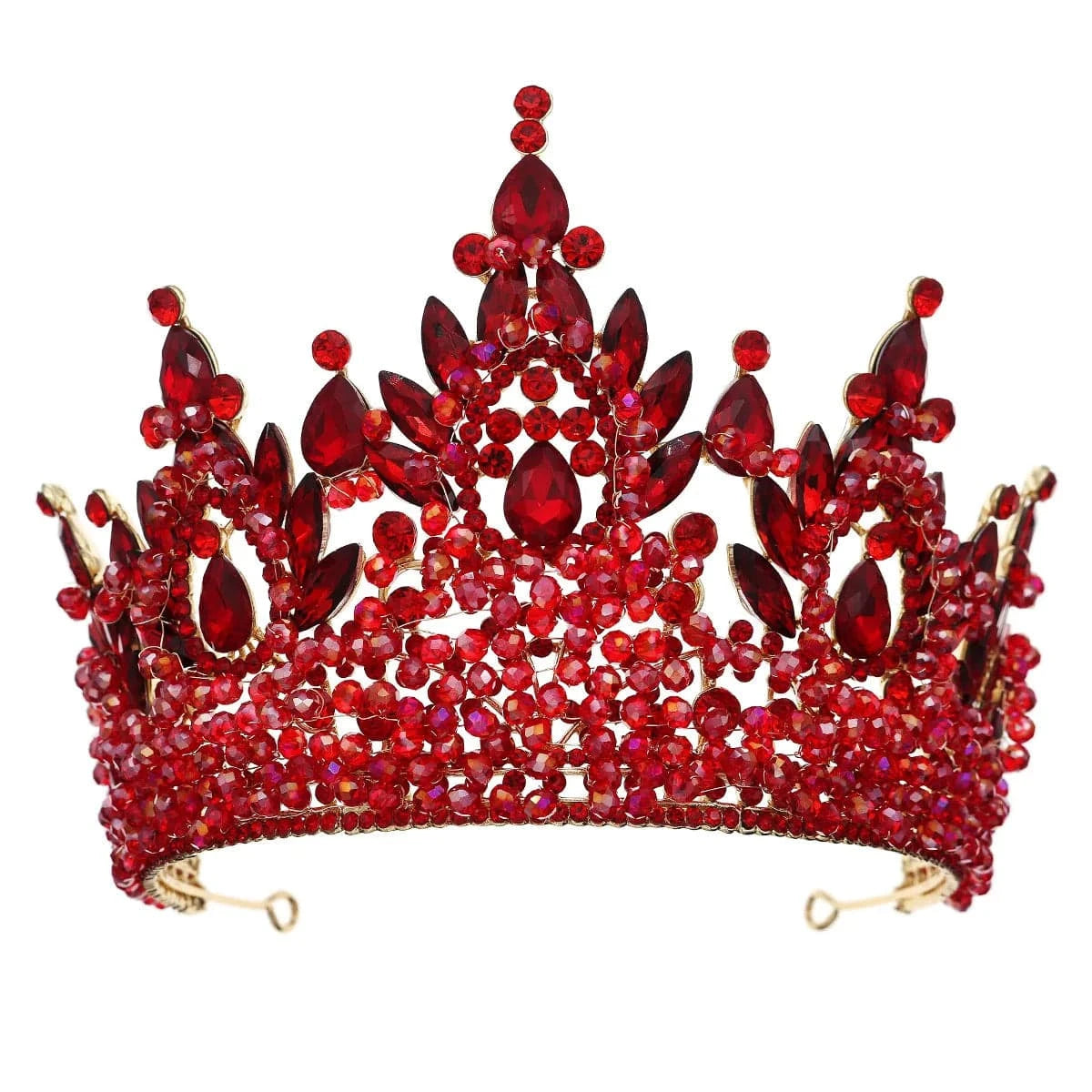 Miallo Luxury Colorful Bridal Headpiece Wedding Hair Accessories Rhinestone crystal Crown And Tiaras For women