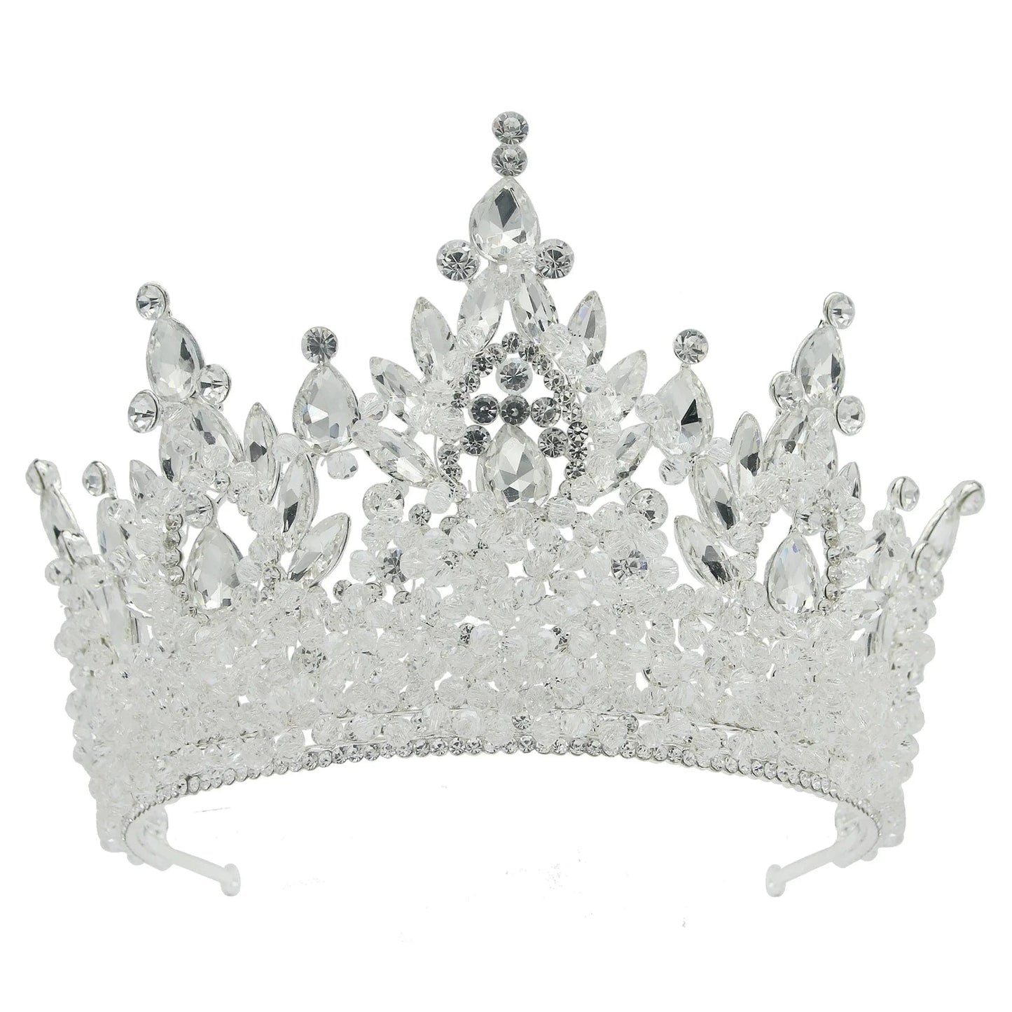 Miallo Luxury Colorful Bridal Headpiece Wedding Hair Accessories Rhinestone crystal Crown And Tiaras For women