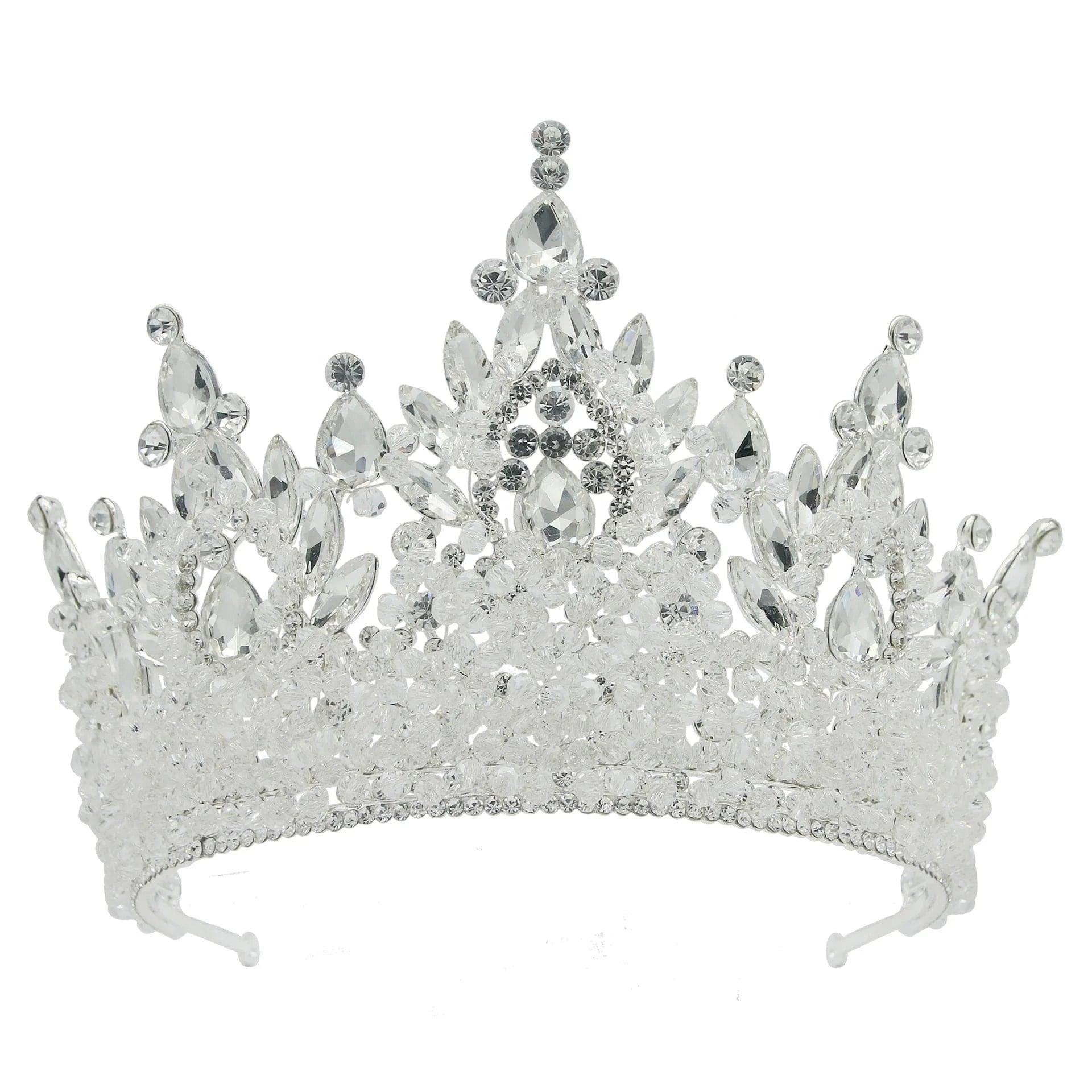 Miallo Luxury Colorful Bridal Headpiece Wedding Hair Accessories Rhinestone crystal Crown And Tiaras For women