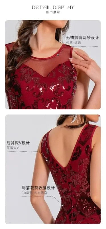 Mini Dresses for Women Clothing Sexy Summer Fashion Casual Vintage Elegant Streetwear Party Club Stage Sequin Vestido De Festa