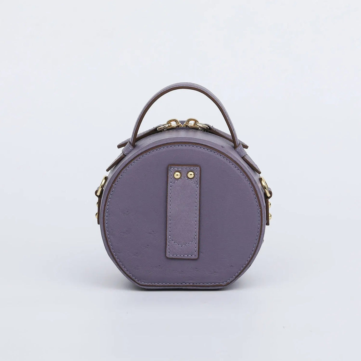 Mini Top - Handle Bag - Genuine Ostrich Leather - Timeless Elegant Classic Chic Style - SN Wigs & More