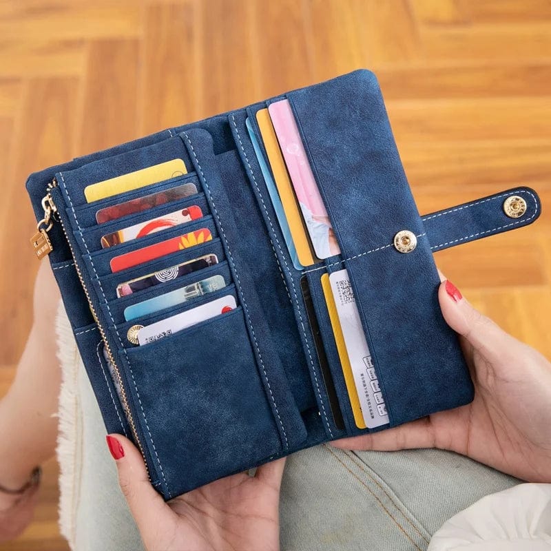 MIYIN 2024 hot selling women wallet Long Retro ladies purse Multifunction wallet card holder cartera women's wallets