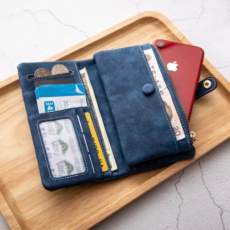MIYIN 2024 hot selling women wallet Long Retro ladies purse Multifunction wallet card holder cartera women's wallets