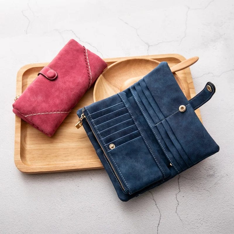 MIYIN 2024 hot selling women wallet Long Retro ladies purse Multifunction wallet card holder cartera women's wallets