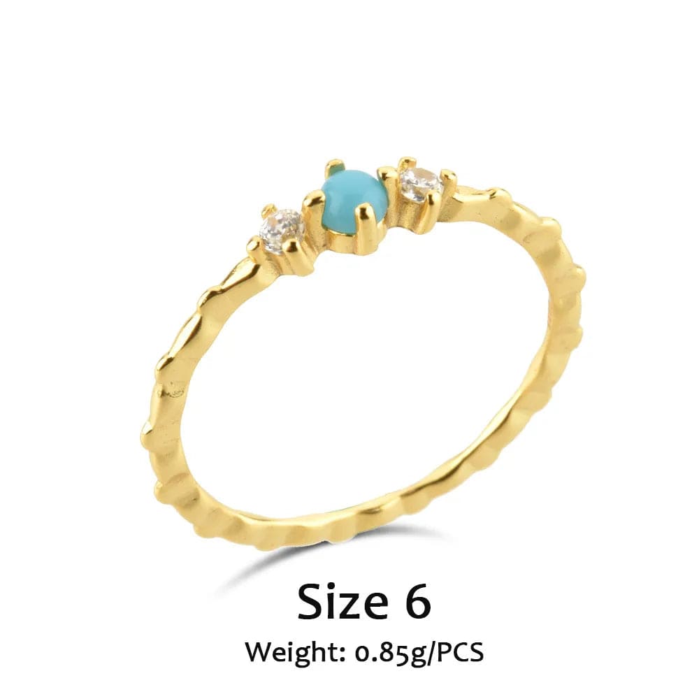 MMR176-6 FUAMAY Western Turquoise Jewelry Sets Natural Blue Turquoise Stone Cross Statement Necklace Earrings Rings