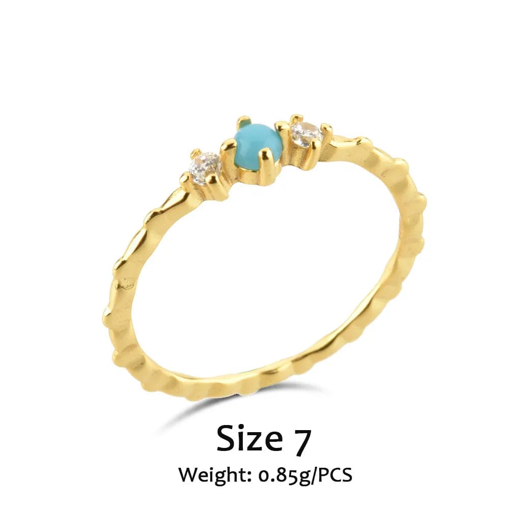 MMR176-7 FUAMAY Western Turquoise Jewelry Sets Natural Blue Turquoise Stone Cross Statement Necklace Earrings Rings