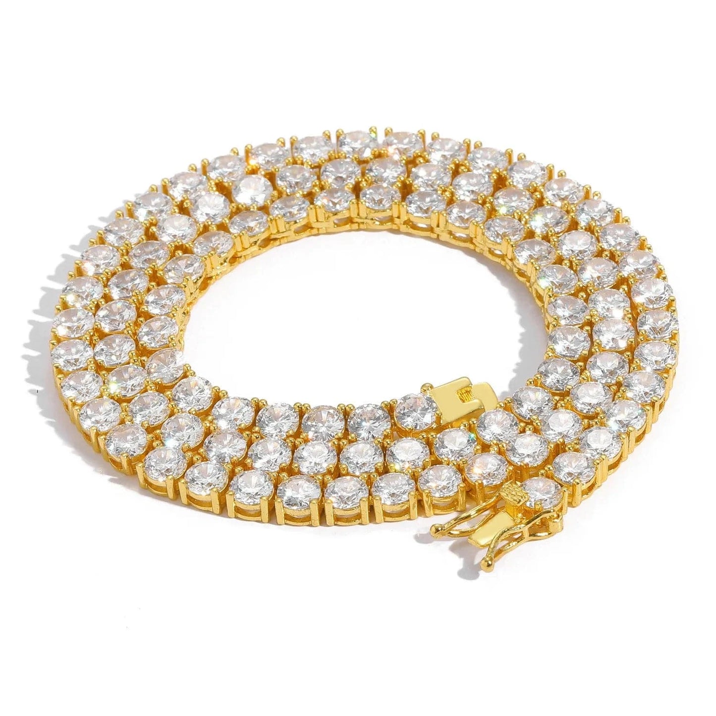 Moissanite Pendant Hiphop Tennis Chain Pendant 925 Silver Hip Hop Jewelry Gold Plated Sterling Silver Bracelet Men CG Daily Wear