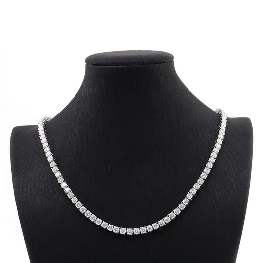 Moissanite Pendant Hiphop Tennis Chain Pendant 925 Silver Hip Hop Jewelry Gold Plated Sterling Silver Bracelet Men CG Daily Wear