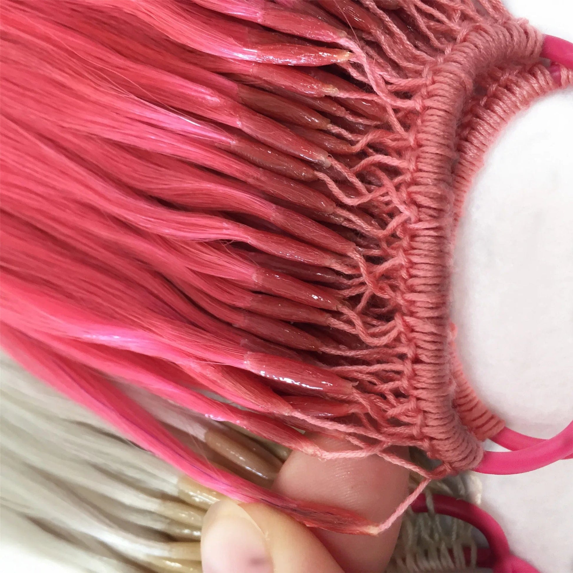 Most Fashionable Popular 100% Virgin Human Hair Extensions in Japan& Korea Hair Wig Knot Thread Hair Extension