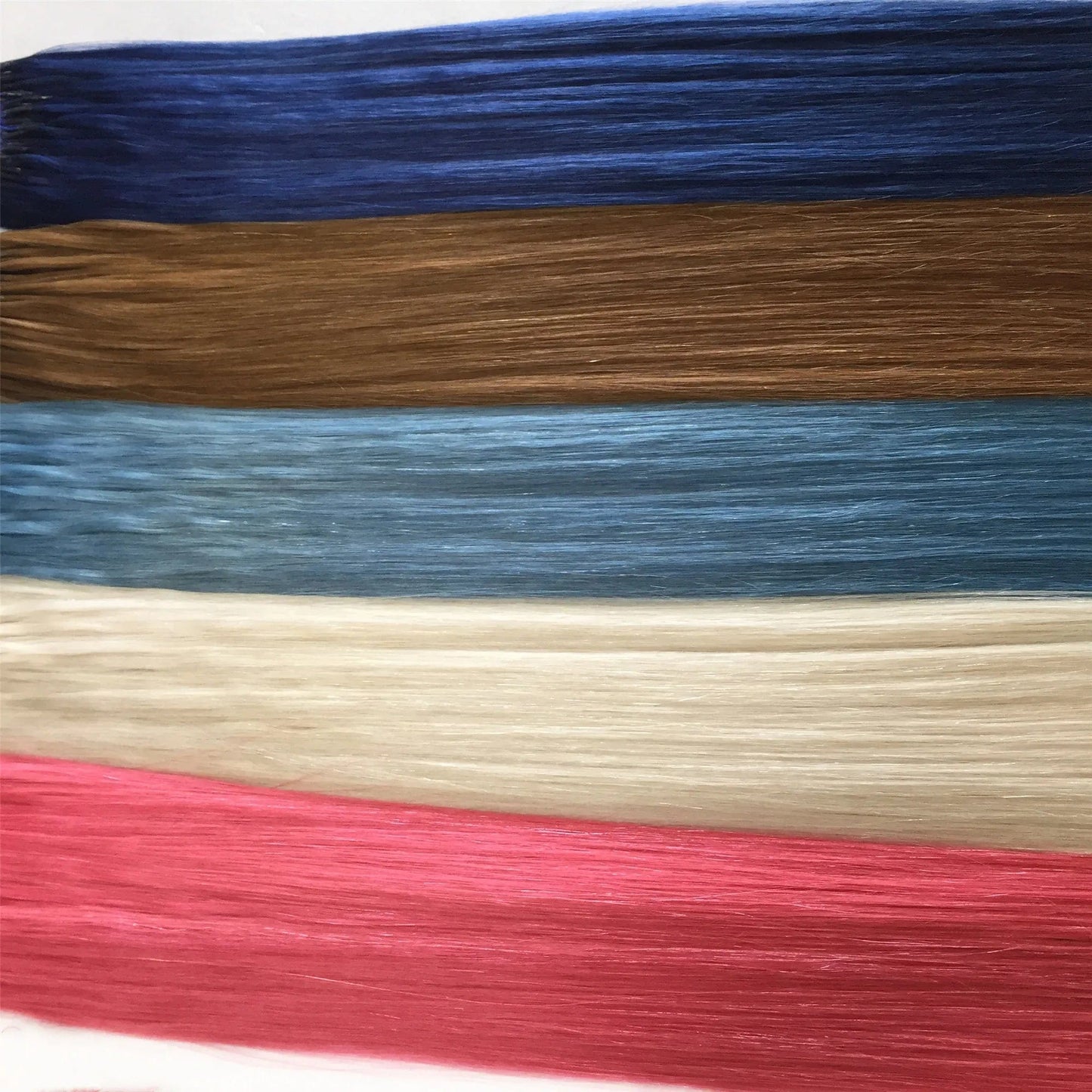 Most Fashionable Popular 100% Virgin Human Hair Extensions in Japan& Korea Hair Wig Knot Thread Hair Extension