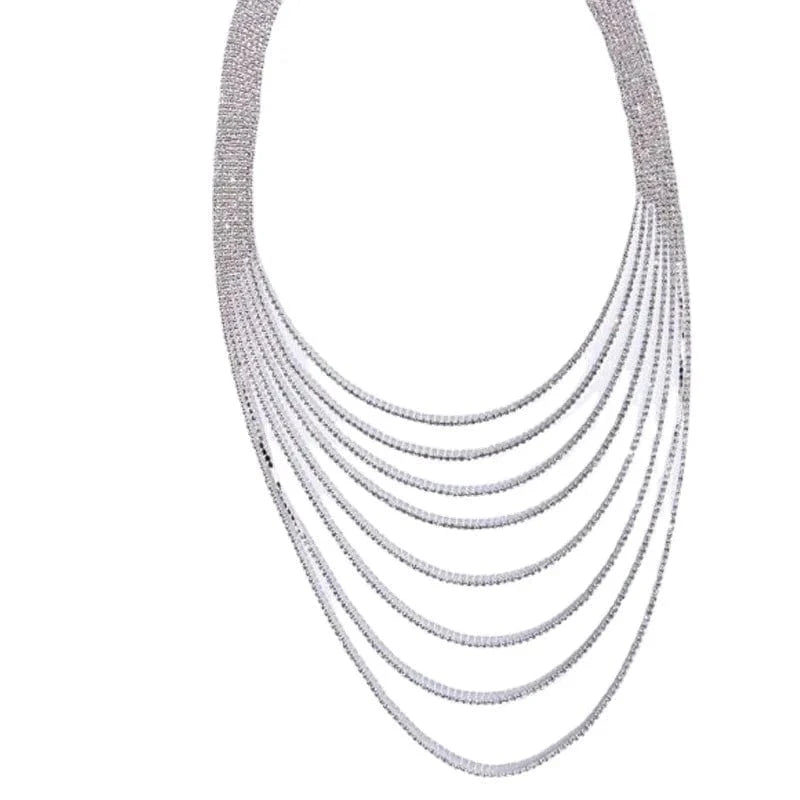 Multilayer Back Chain Summer Party Rhinestone Sexy Body Chain Sexy Accessories Fine Jewelry for Women