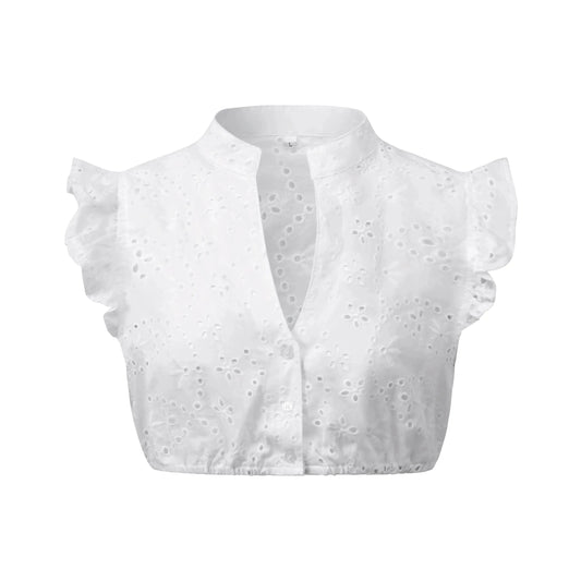 Munich Traditional Clothing 2025 New Beer Clothing Bavarian Oktoberfest Ding Dong Clothing White Black Rose Shirt