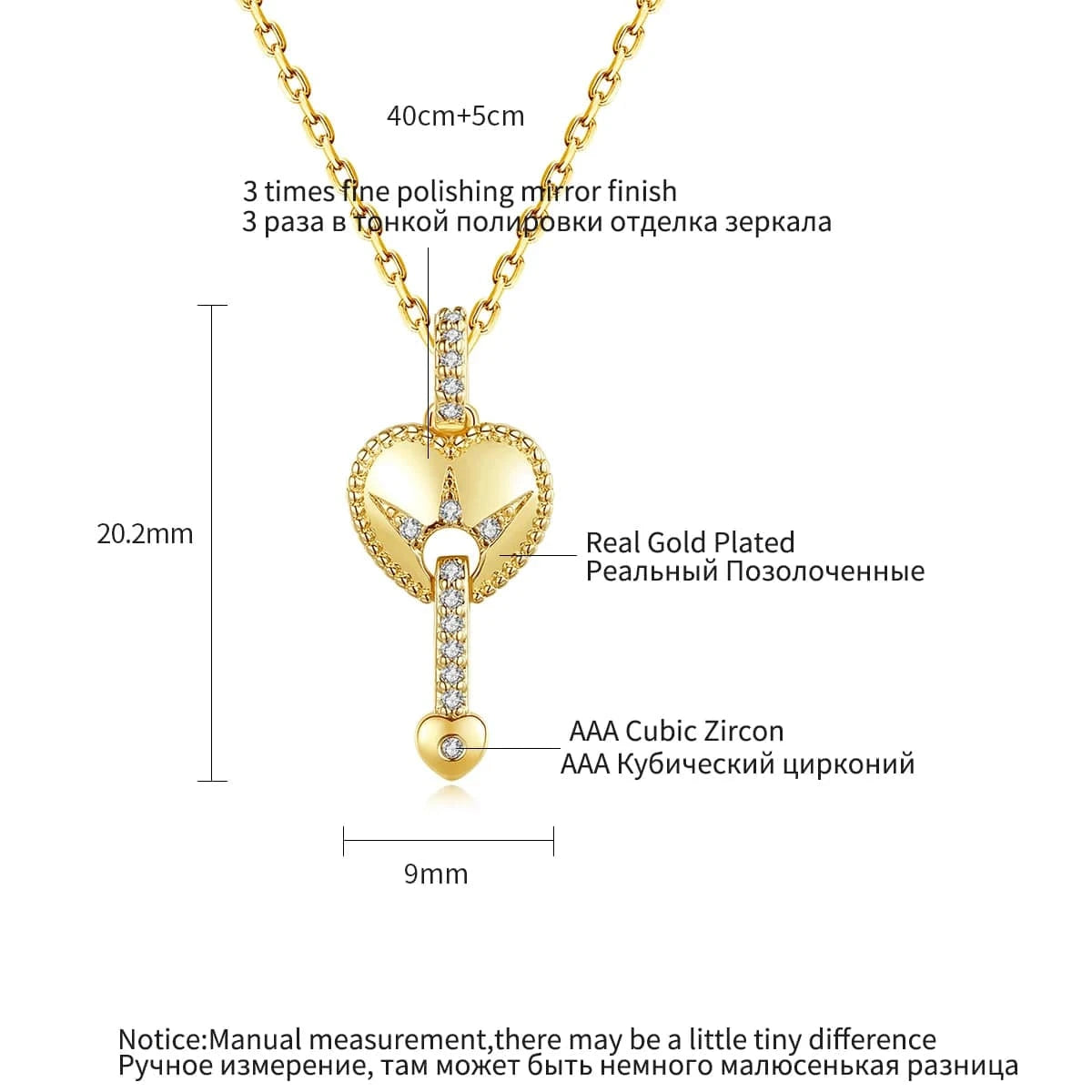 N20030310 LUOTEEMI Luxury Flower Zircon Necklace Women CZ Stone Gold Plated Jewellery Pendant Necklaces