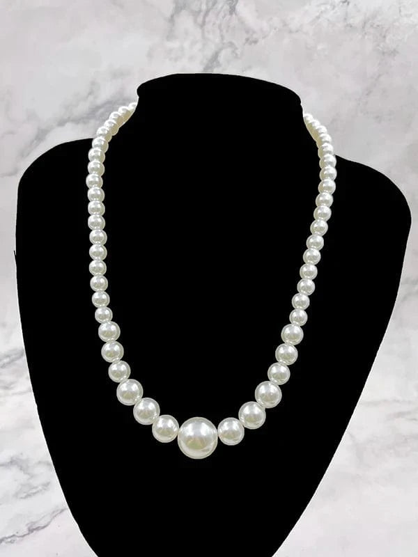Necklace / 1 Handmade Custom New Arrivals  Greek Sigma Gamma Rho Simple Style White  Pearl Necklaces Sorority Jewelry Gift