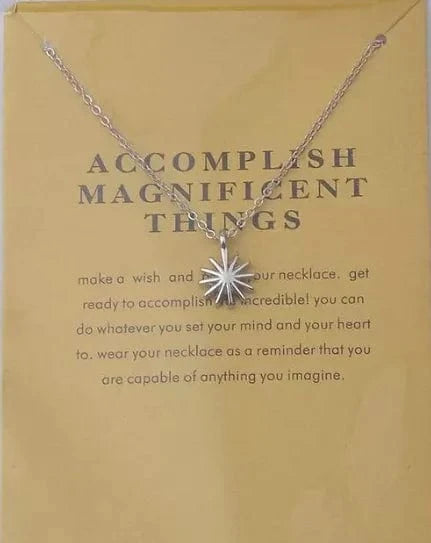 necklace / 6133-silver Korean Accomplish Magnificent Things Plated Gold Silver Pendant Necklace Chains Statement Necklace Women Jewelry