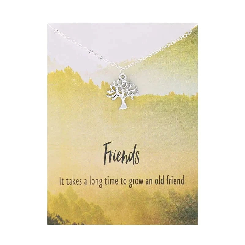 necklace / 6147-silver Korean Accomplish Magnificent Things Plated Gold Silver Pendant Necklace Chains Statement Necklace Women Jewelry