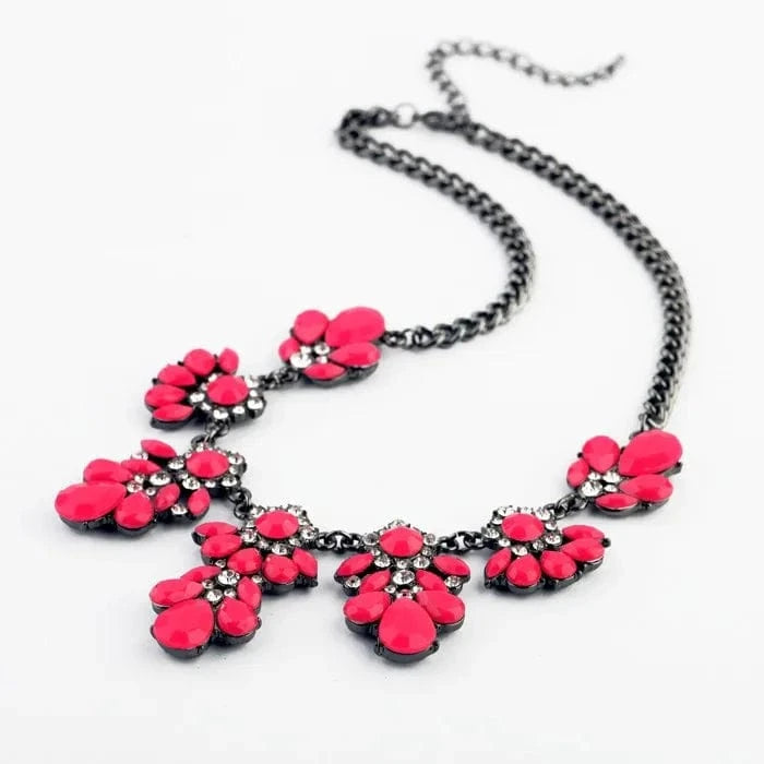 necklace / xl00471-1 xl00471 Personalized Gun Metal Plating Brand Jewelry Women Fashion Spring Design Wholesale Neon Statement Necklace