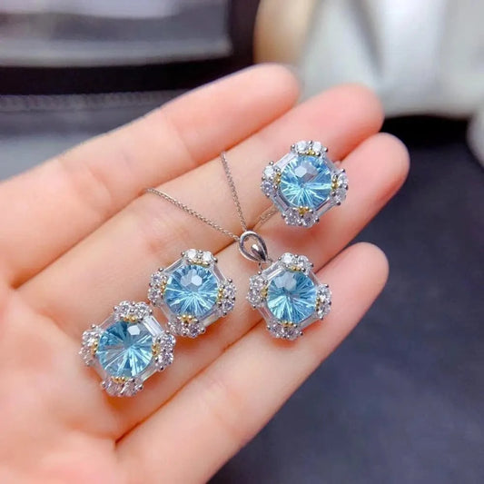 Necklaces and Earrings Silver Gold Tone Jewelry Sets Birthday Anniversary Jewelry Gifts for Women Mom Wife Sister Best Friend