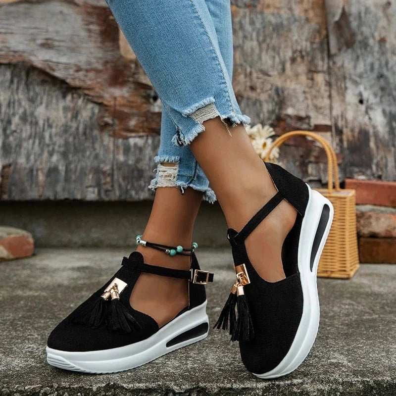 New Arrival Cheap Price Women Leisure Shoes Ladies Girl Sandals Shoes Tassel Casual Shoes Size 43/12