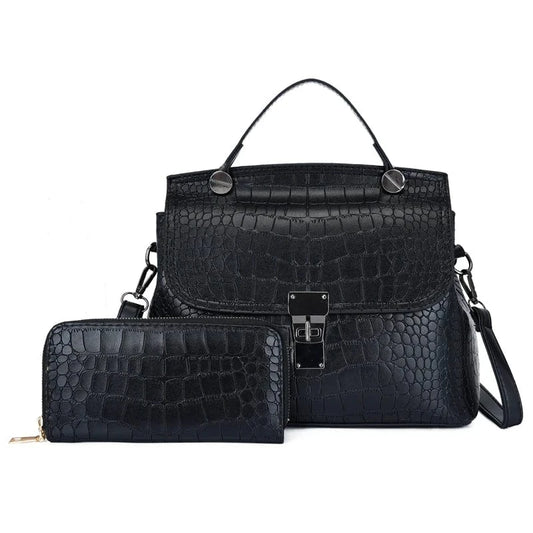 New Arrival Designer Women Purses Bags Handbags 2 in 1 Handbag Set Fashion Shoulder Bags For Lady