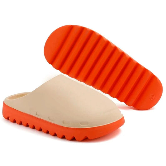 New arrival light weight safety toe women garden clogs eva casual slides sandals big size 48 49 plus factory customize factory