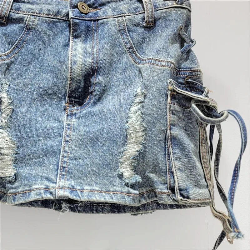 New arrivals 2024 spring and summer high waist wholesale jeans denim skirt women's skirts