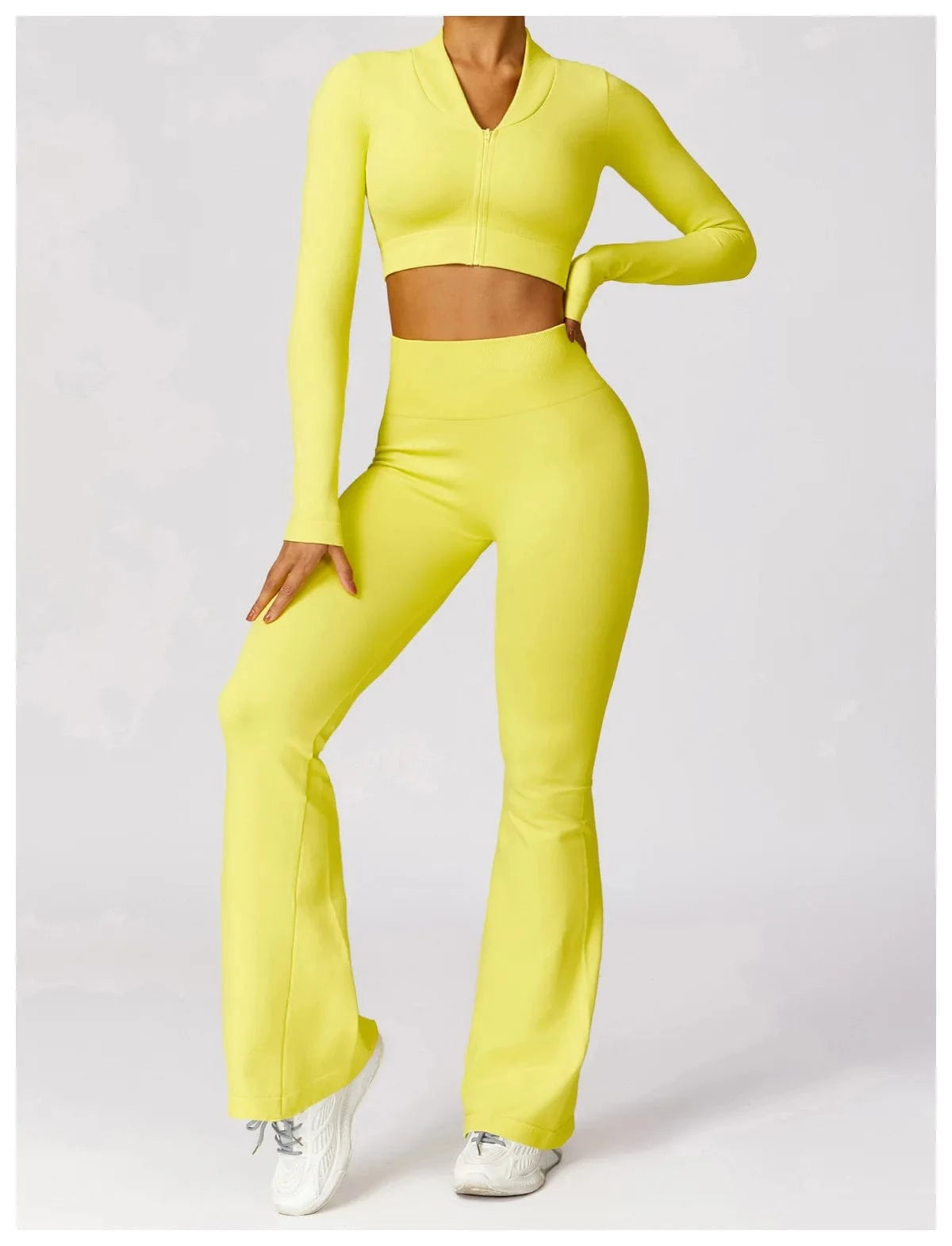 New arrivals 2024 spring gym fitness sports yoga coats leggings stretchy 3 piece pants set