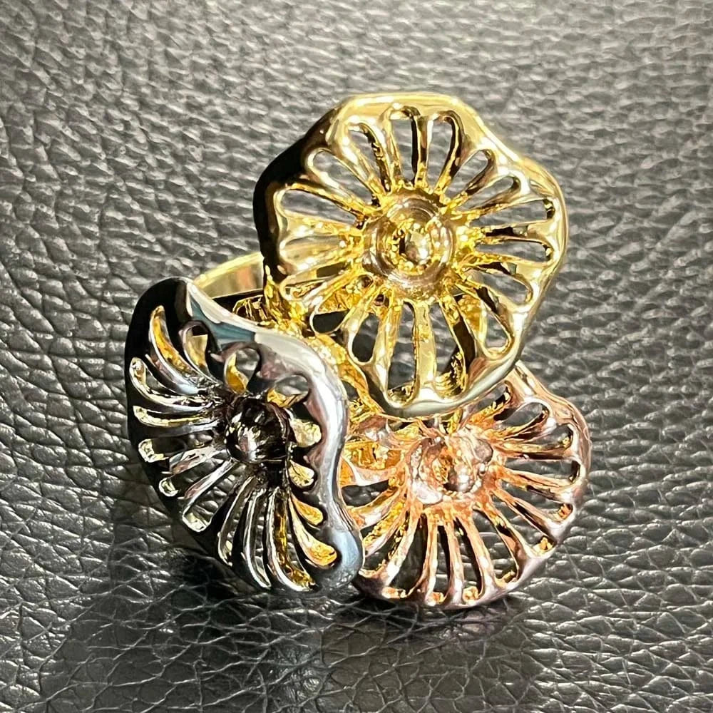 New Arrivals Fashion Popular Hot sale Gold Plated Copper Alloy Ring Latest Wedding Party Gift Birthday Wholesale Factory Jewelry