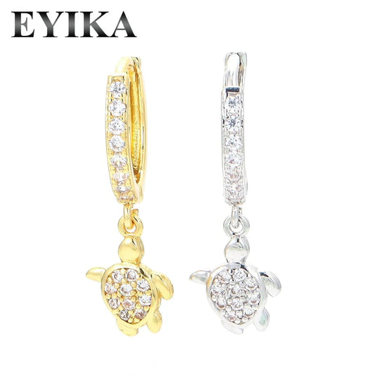 New Arrivals Fashion Tortoiseshell Turtle Earrings Hawaiian Earrings Gold Plated Jewerly with For Party Gift