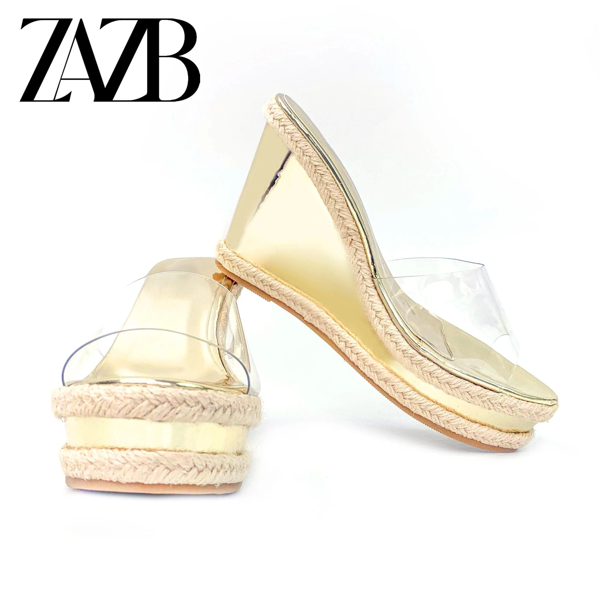 New arrivals Hot Selling Metal Feeling women's wedges slipper beach Narrow strap Sandals Rome Sexy ladies High heels