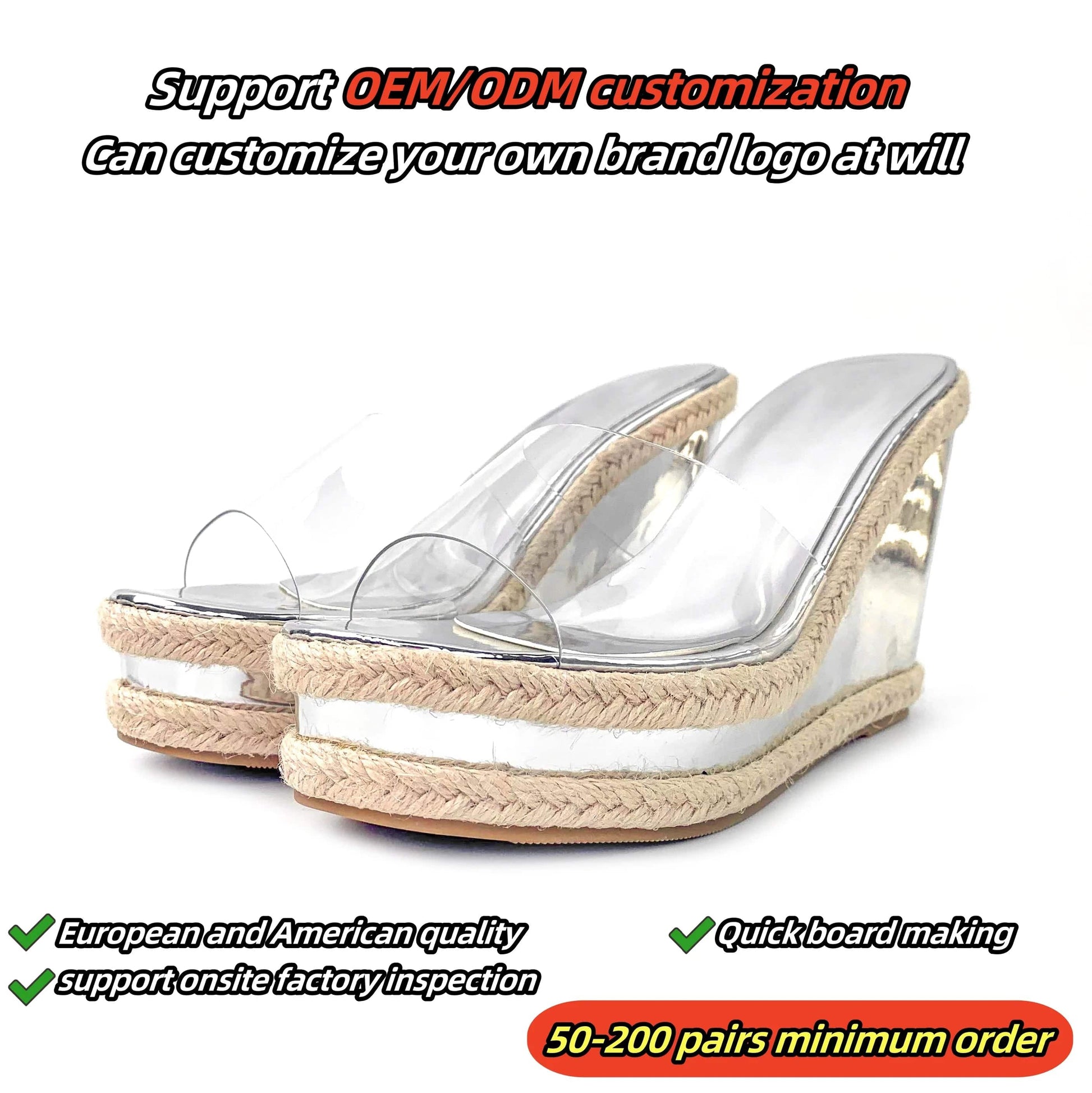 New arrivals Hot Selling Metal Feeling women's wedges slipper beach Narrow strap Sandals Rome Sexy ladies High heels