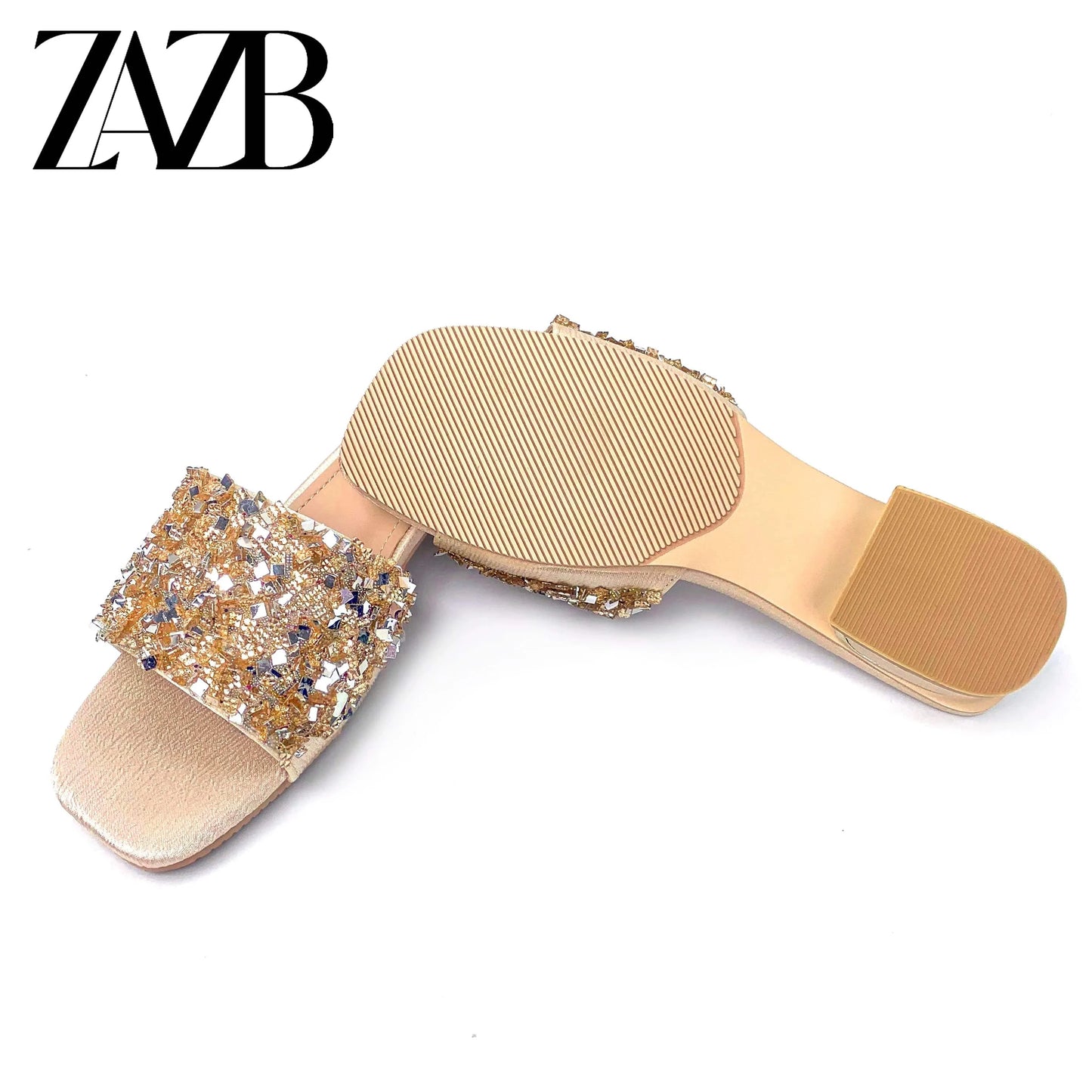 New arrivals styles rhinestone platform womens shoes  Black summer Shining diamond