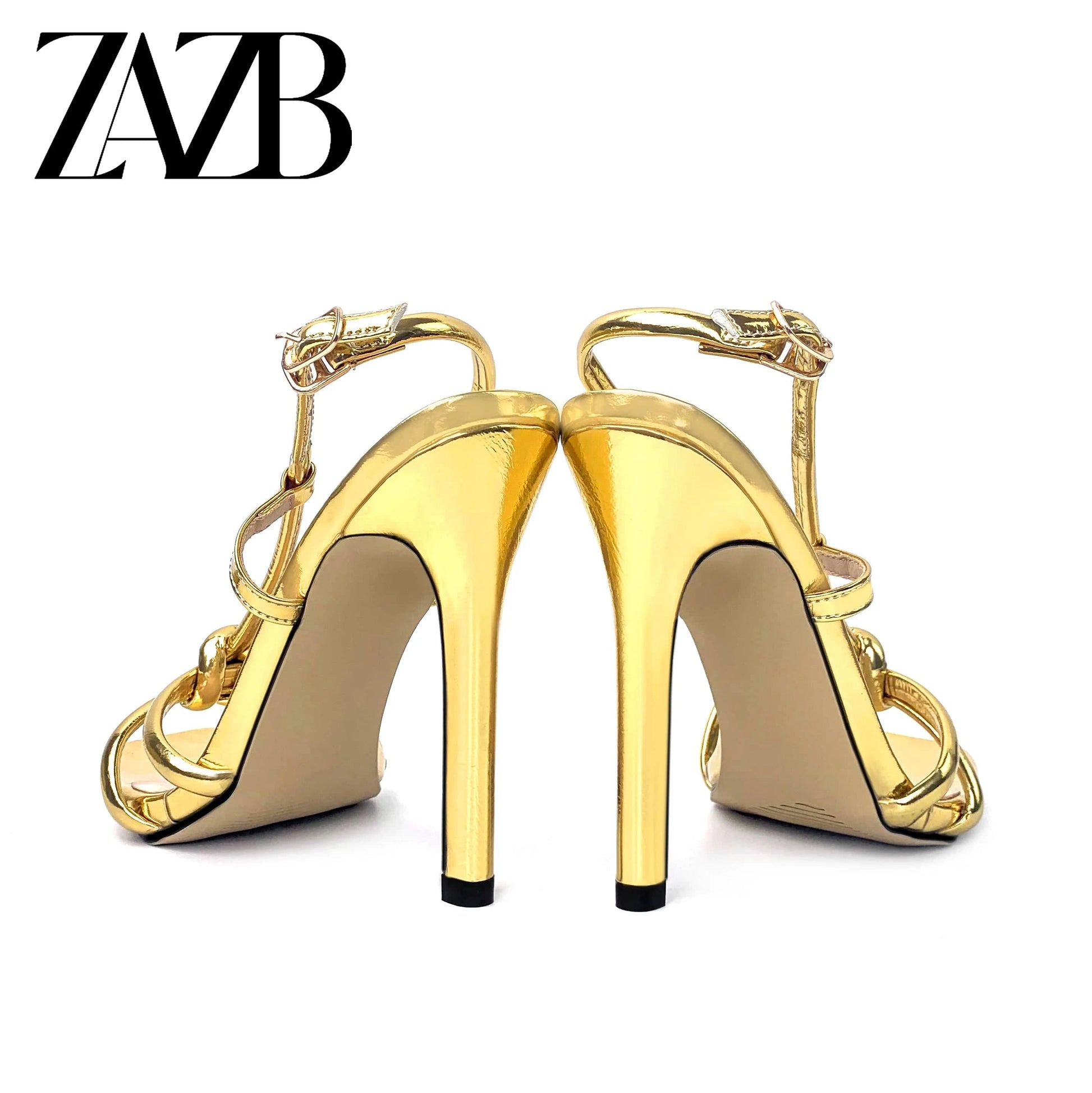 New arrivals summer rome metallic feeling cross strap women High heel slippers open toe woven belt square head ladies sandals