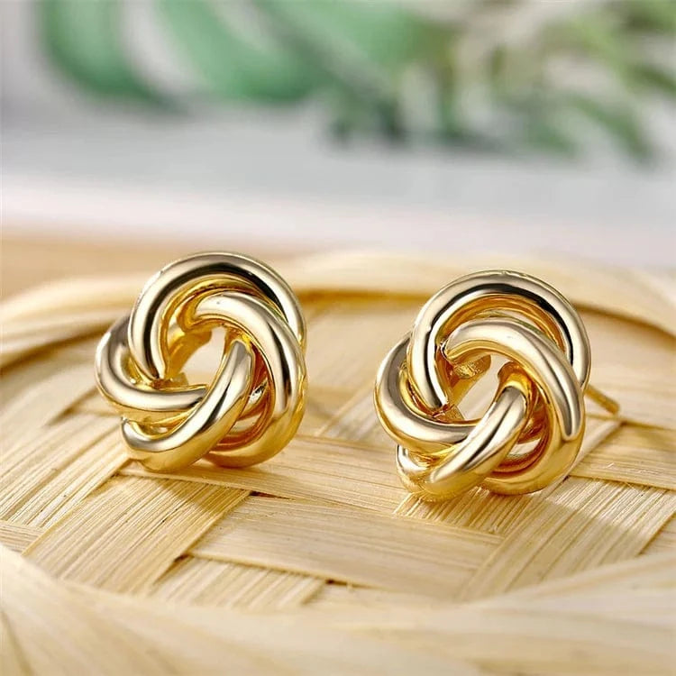 New Big Circle Round Hoop Earrings for Women's Fashion Statement Golden Punk Charm Earrings Party Jewelry