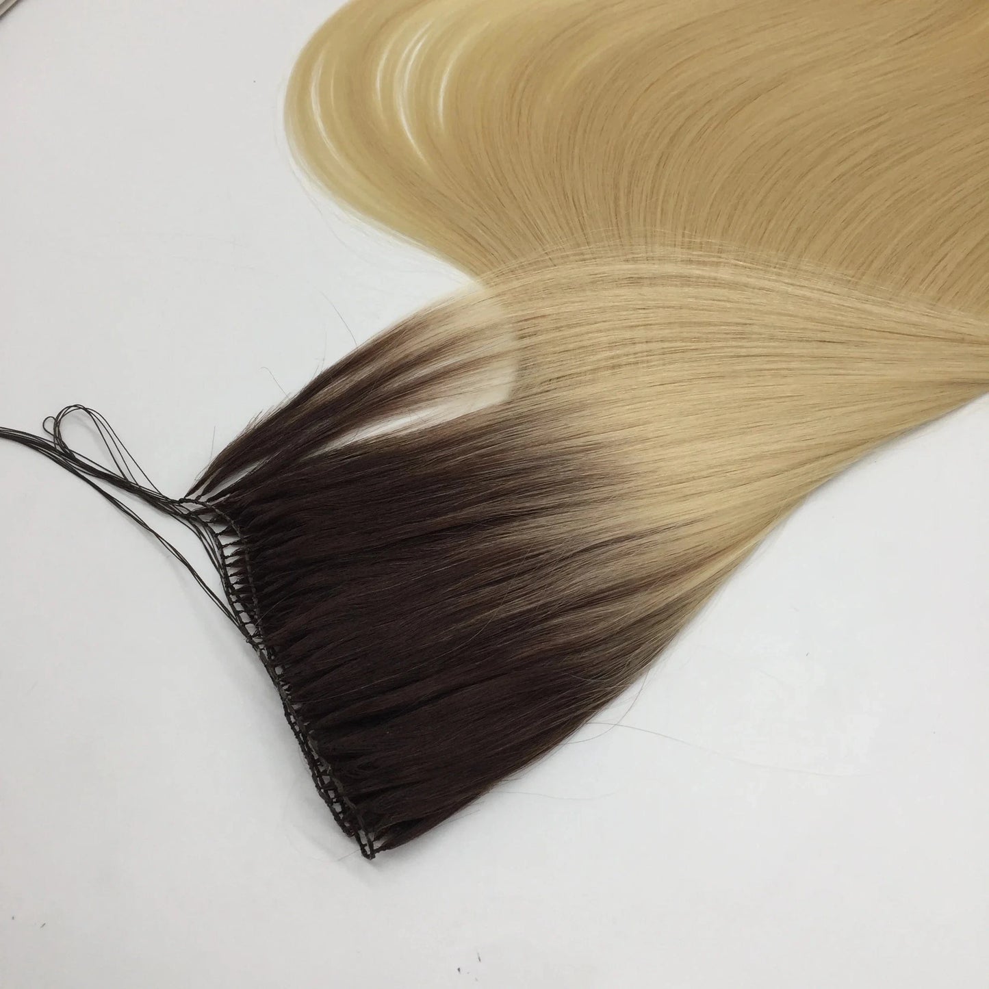 New Created most comfortable and Invisible 100% human virgin remy hair double stranded Feather Line Hair Extensions