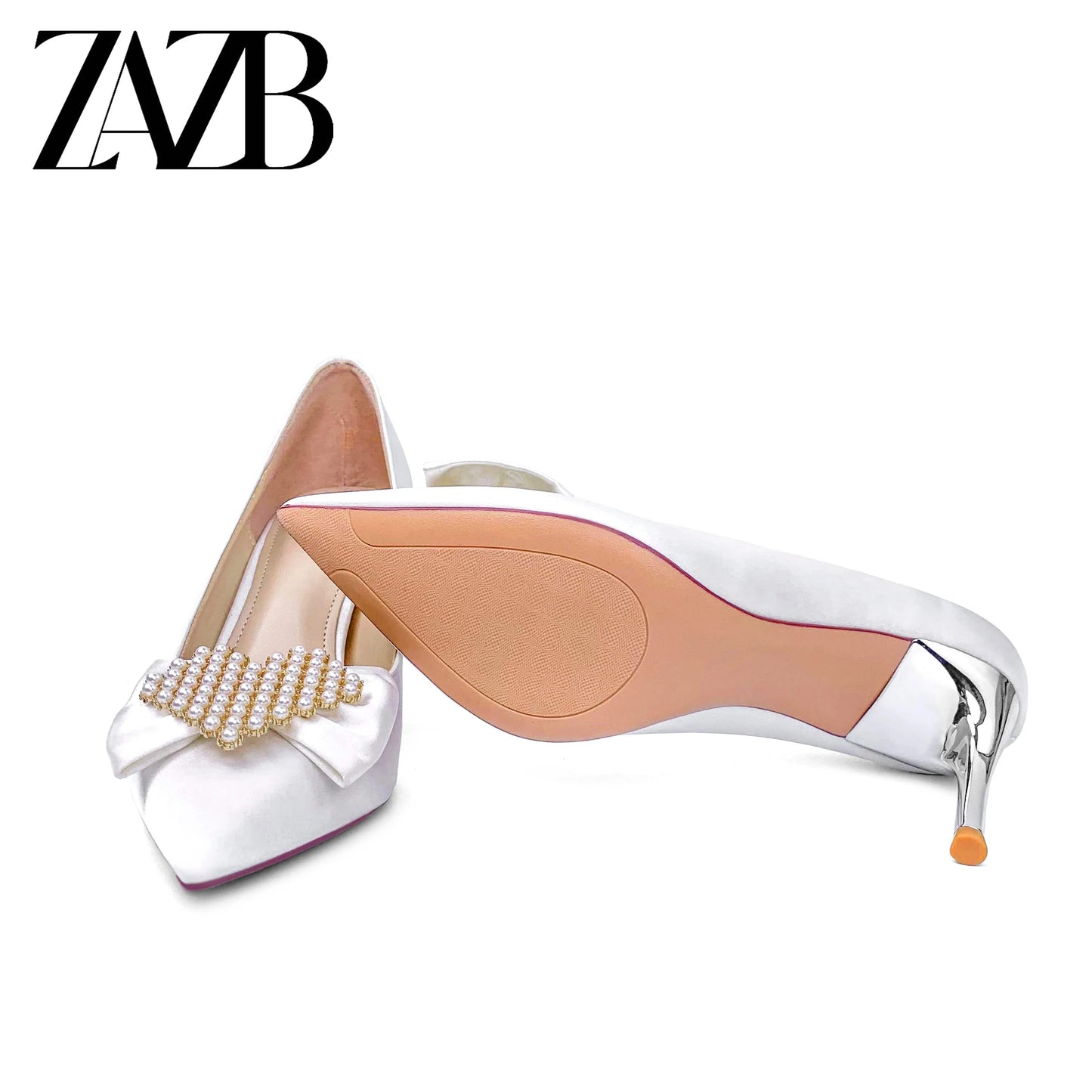 New Design Dress Women's High Heels Office Council Pointed Soft Top Women's High Heels