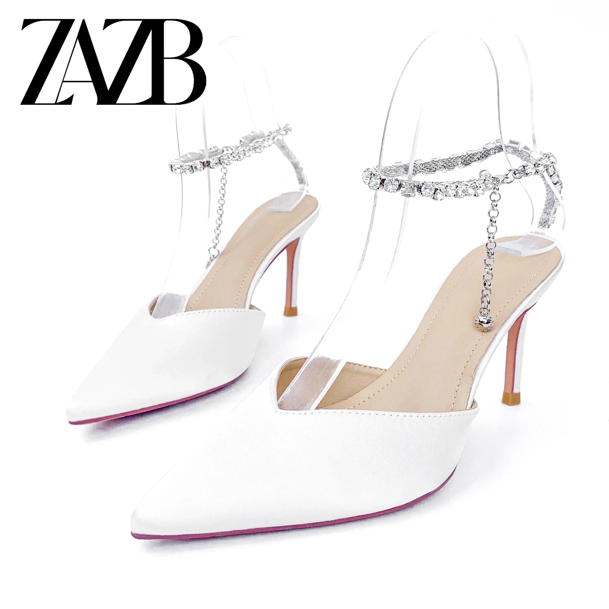 New design formal parliament Women's high heel Sandals wedding Shining diamond shoes  frenulum narrow strap for ladies