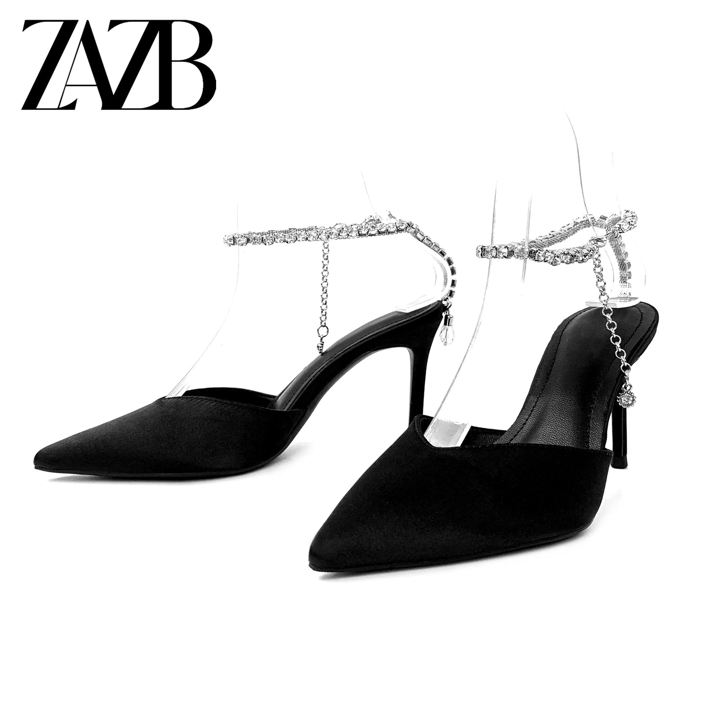New design formal parliament Women's high heel Sandals wedding Shining diamond shoes  frenulum narrow strap for ladies
