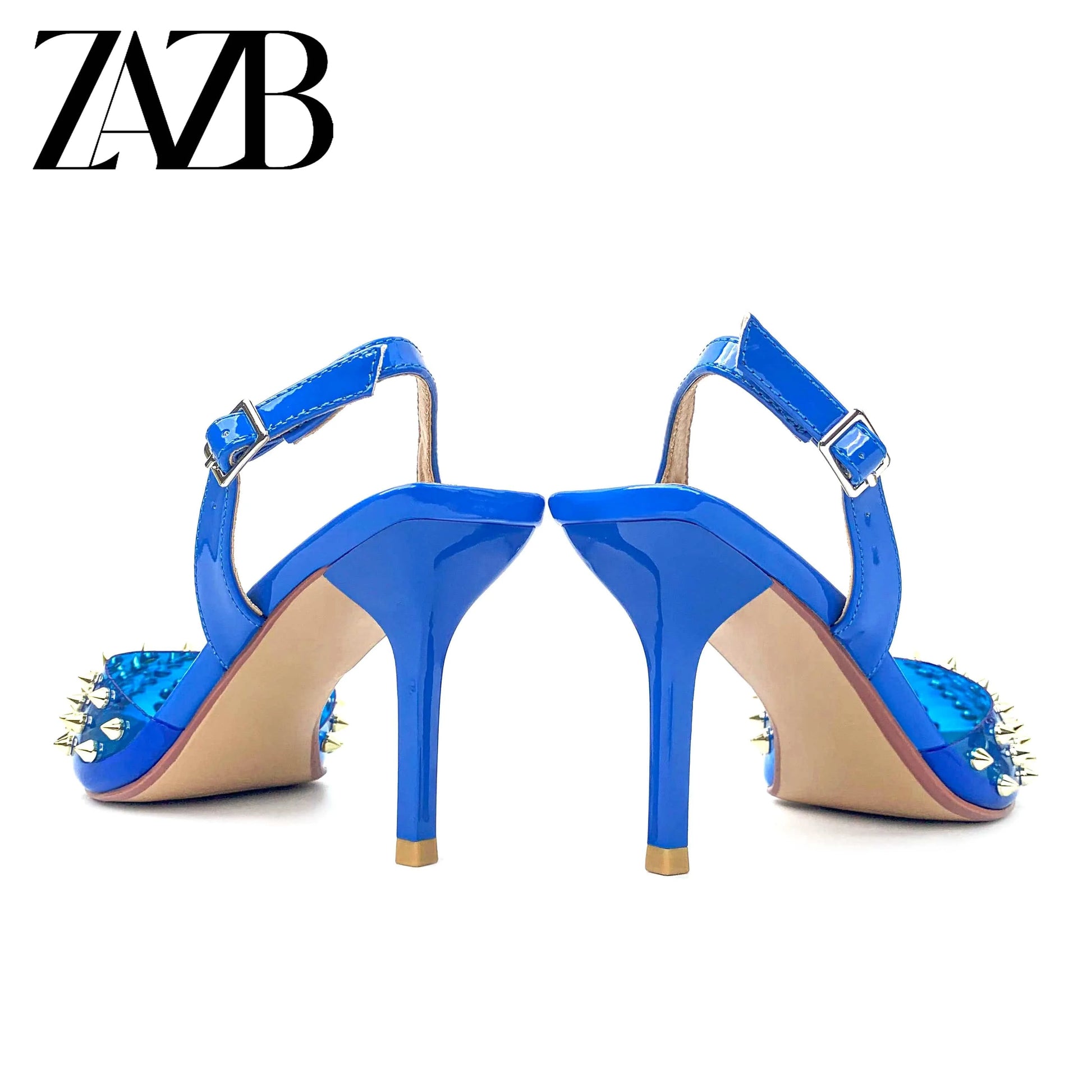 New design formal sparkling rivet Women's high heel Sandals rhombus unique banquet wedding bridal luxury dress ladies shoes