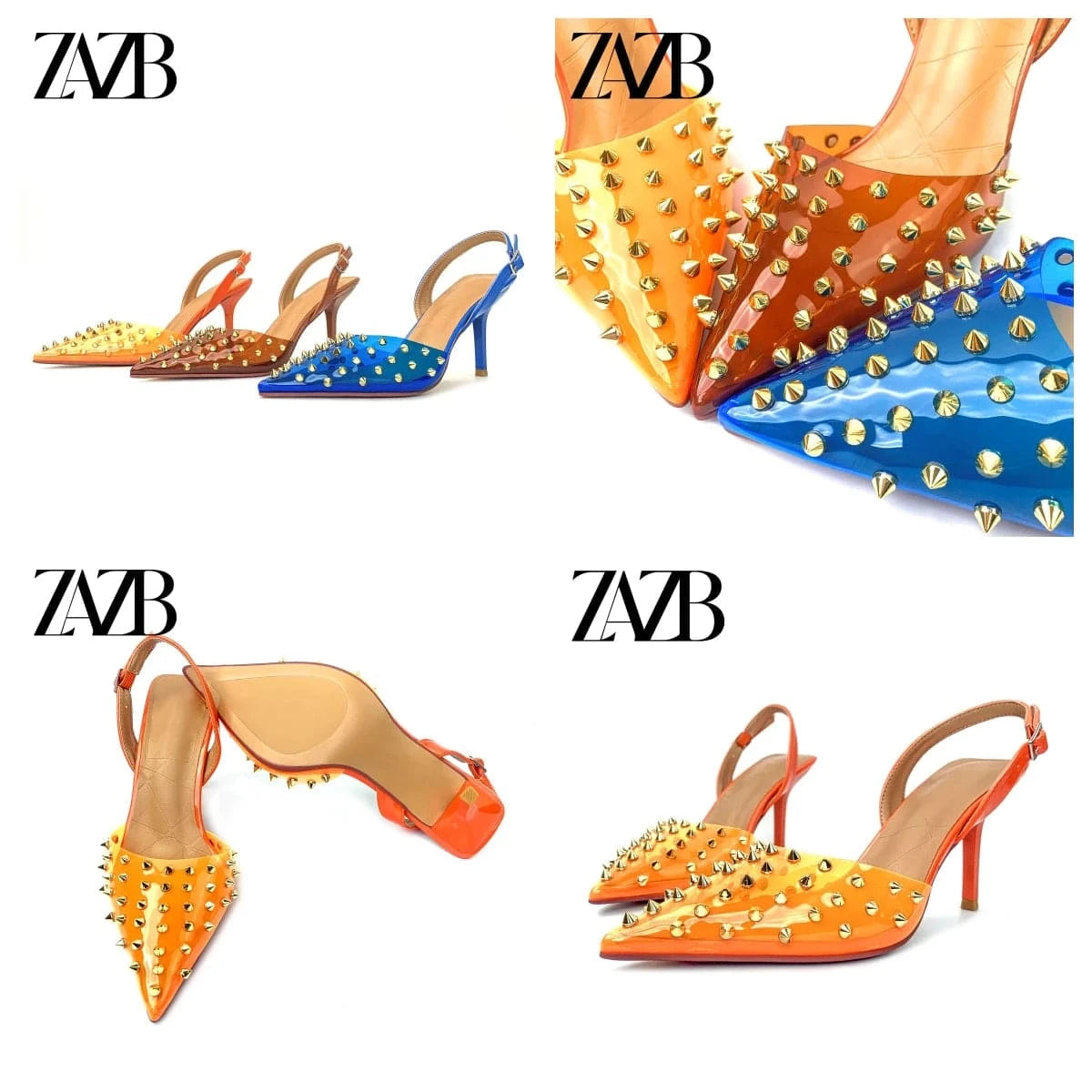 New design formal sparkling rivet Women's high heel Sandals rhombus unique banquet wedding bridal luxury dress ladies shoes