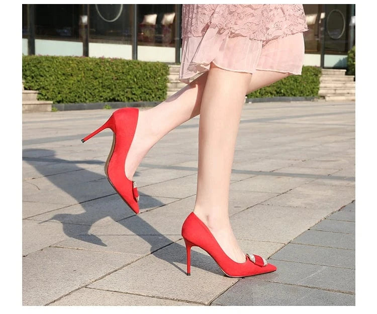 New Design Shoes 9 CM Stiletto Heels Women's Pumps Ladies Big Size High Heels High Quality Sexy Office Shoes For Women