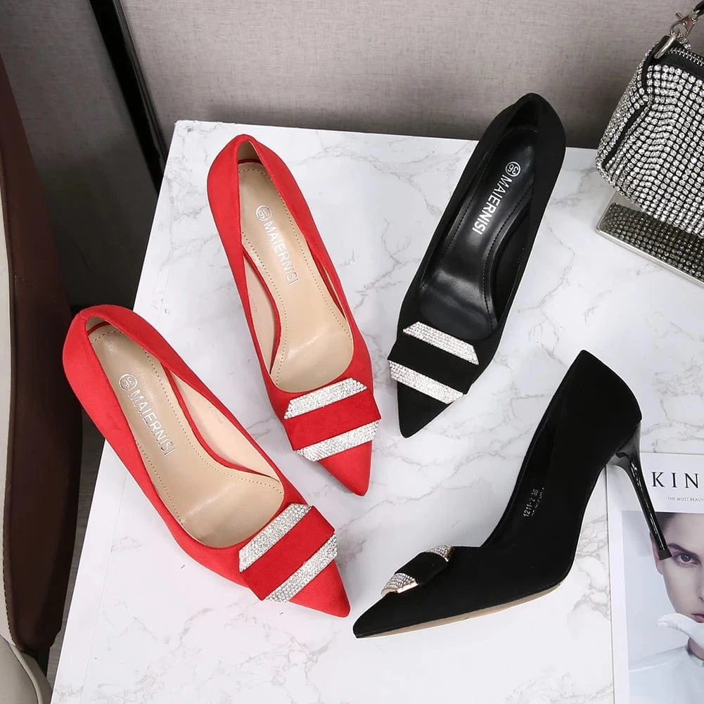 New Design Shoes 9 CM Stiletto Heels Women's Pumps Ladies Big Size High Heels High Quality Sexy Office Shoes For Women