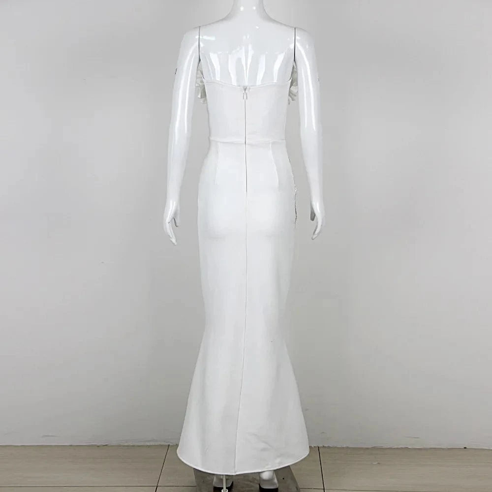 New Fashion Celebrity Evening Parry Night Clubwear Rayon Sexy Long Party Dress