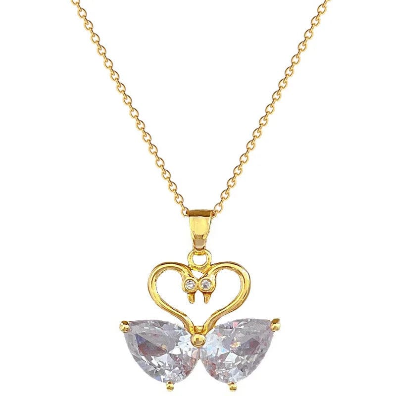 New Fashion Custom Moissanite Wedding Luxury  Jewelry Sets Diamond Chain Necklace Earring Jewelry Set