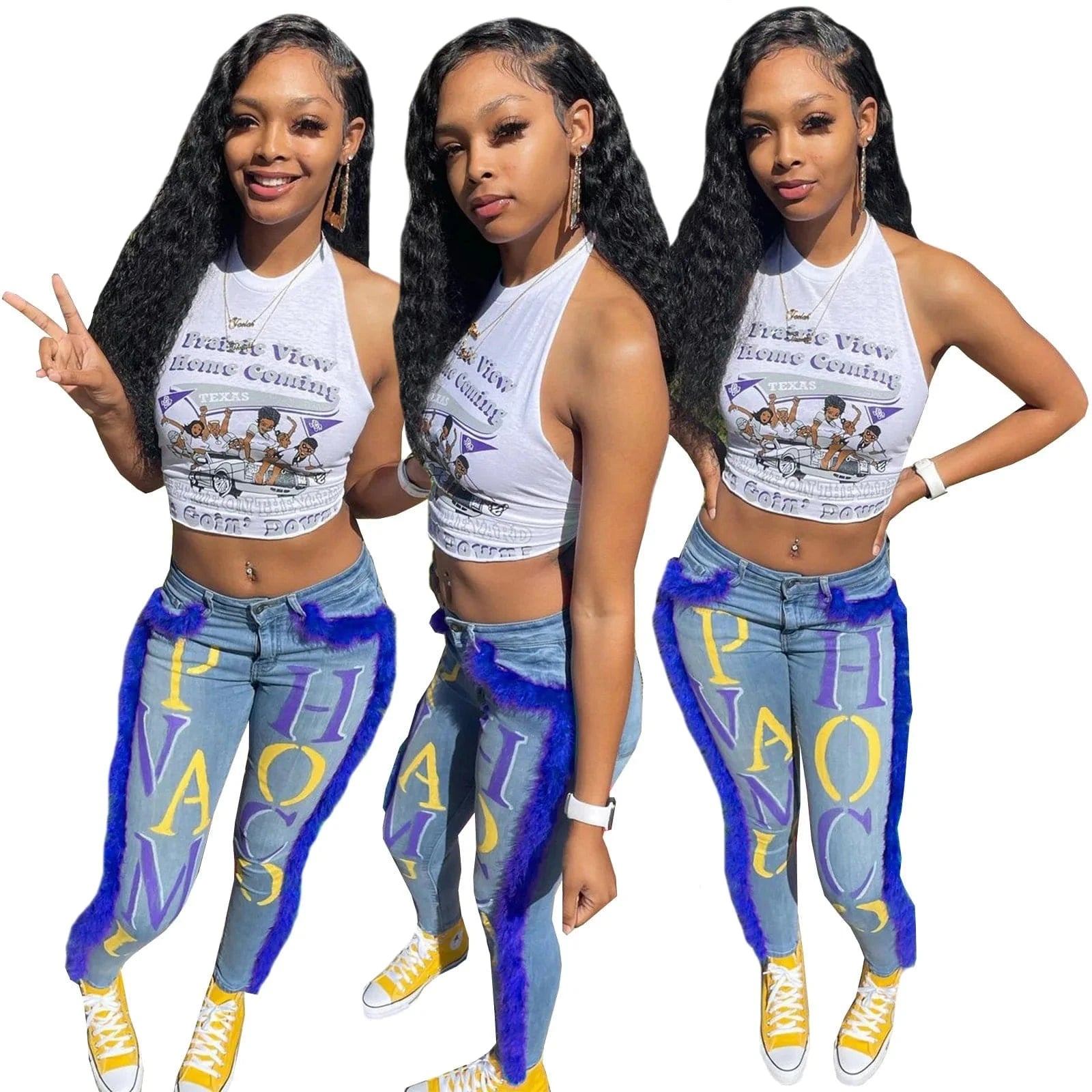 New Fashion Feather Jeans Pant Buttons Good Stretch Casual Pants Wom Jeans Long pant for Women Fringe Jeans Women Denim