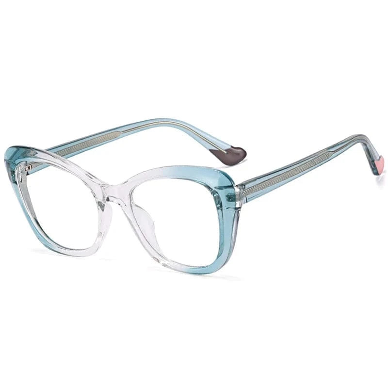 New Fashion Retro Cat Eye Eyeglasses Women Brand Designer Optical Frame Anti Blue Light Computer Glasses Frame