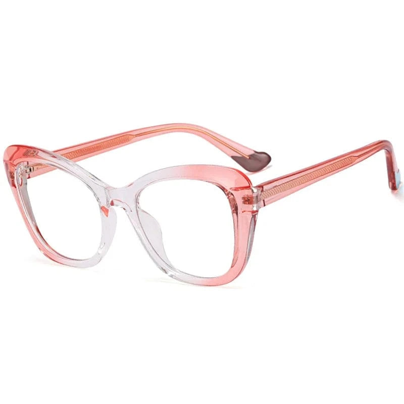 New Fashion Retro Cat Eye Eyeglasses Women Brand Designer Optical Frame Anti Blue Light Computer Glasses Frame